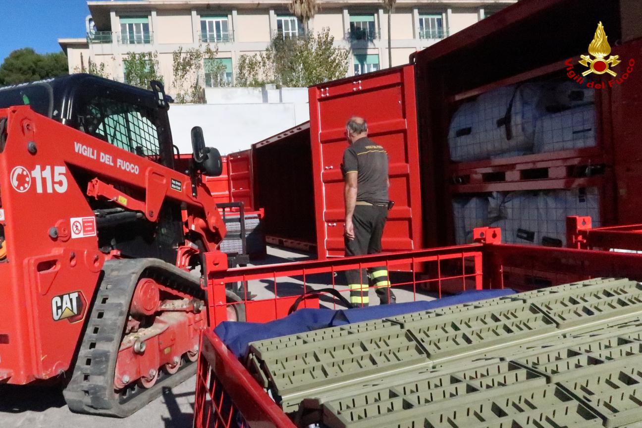 Operazioni di caricamento nei container