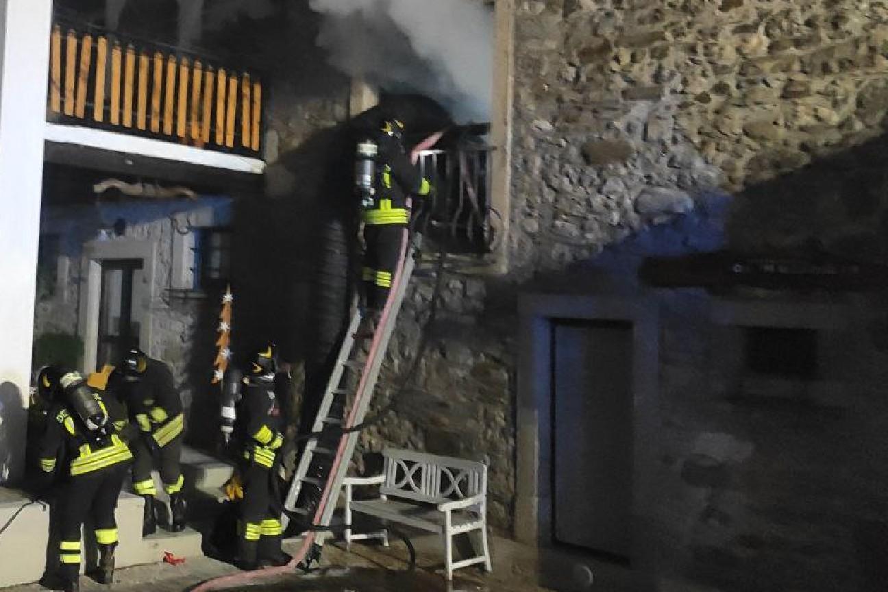 Incendio abitazione 