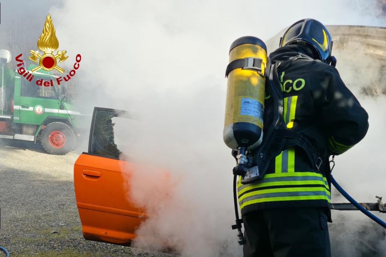 incendio vettura