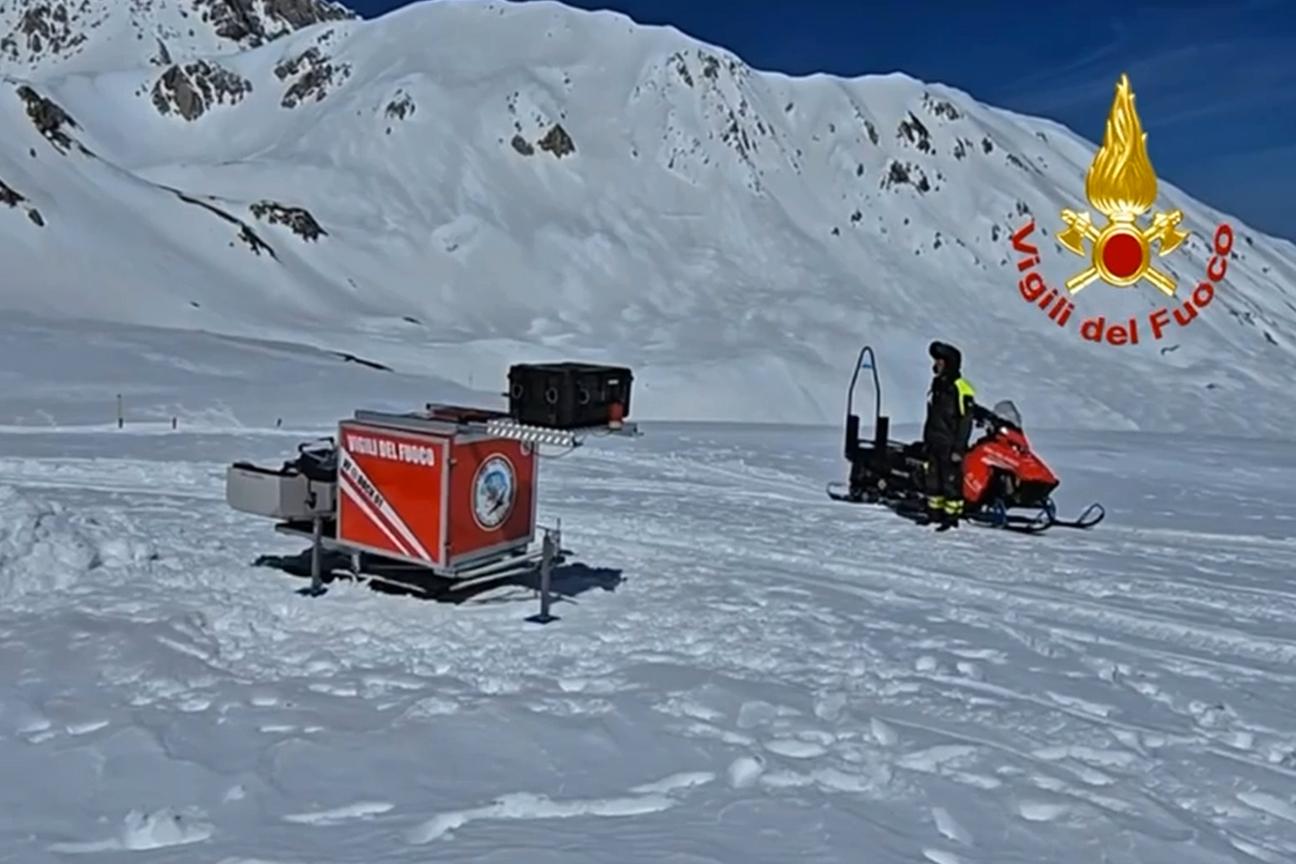 I Vigili del fuoco impegnati nel progetto Campo Imperatore per la sicurezza in montagna
