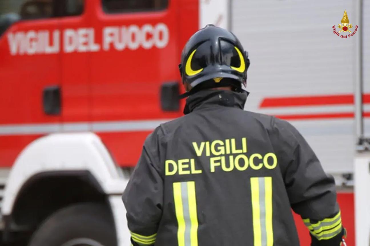 Immagine di repertorio di intervento dei Vigili del fuoco
