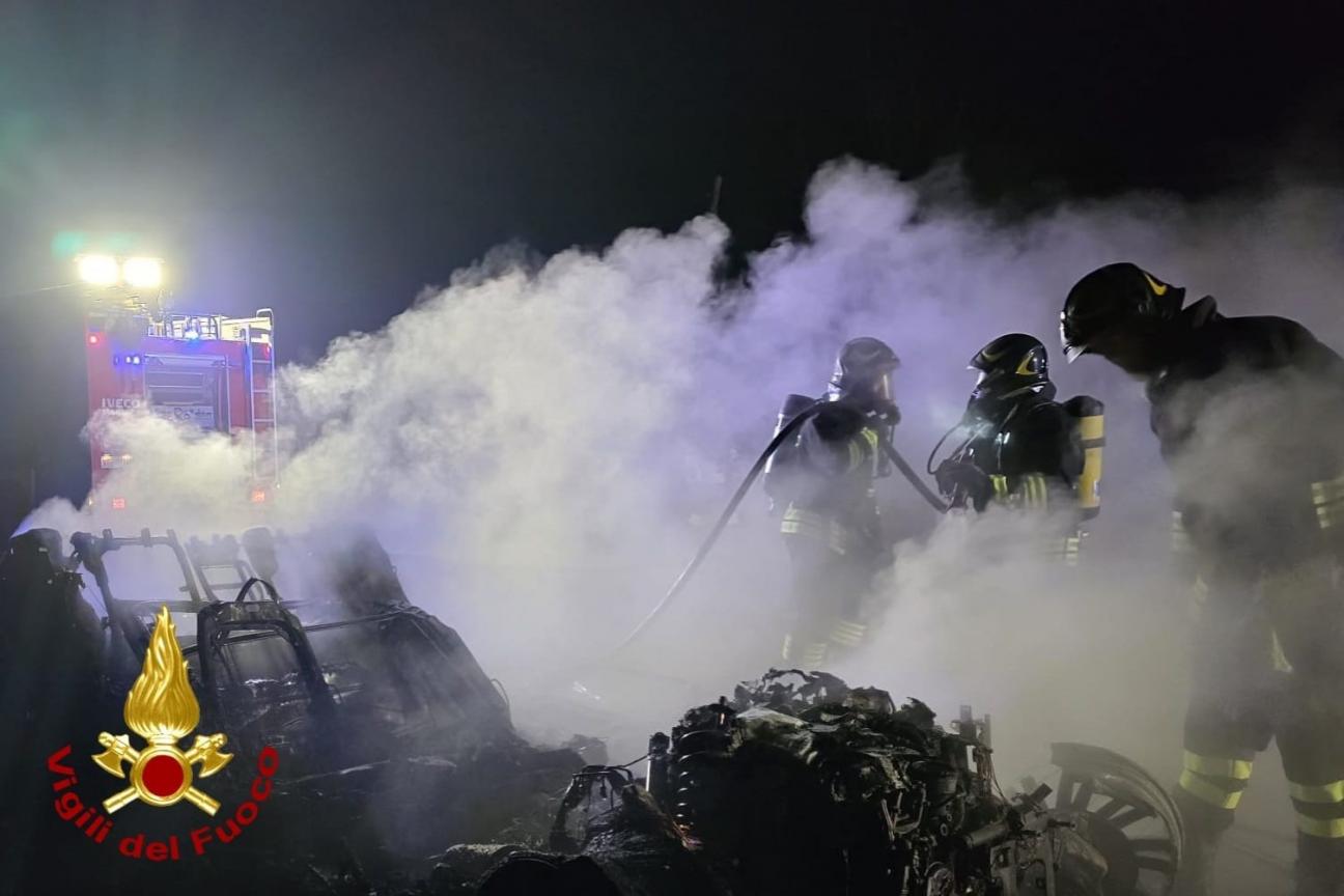 incendio vettura