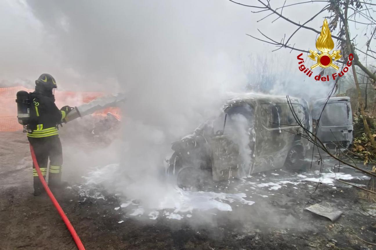 incendio vettura