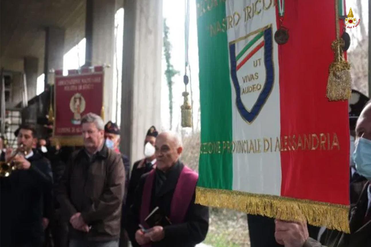 Immagine di repertorio cerimonia di commemorazione per Paolo Sperico