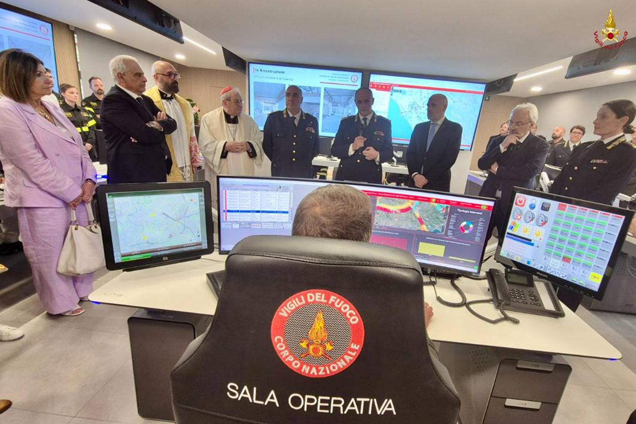 L'intitolazione della sala operativa del comando di Roma a Marco Faggioli