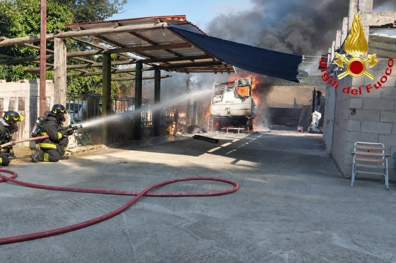 incendio camper