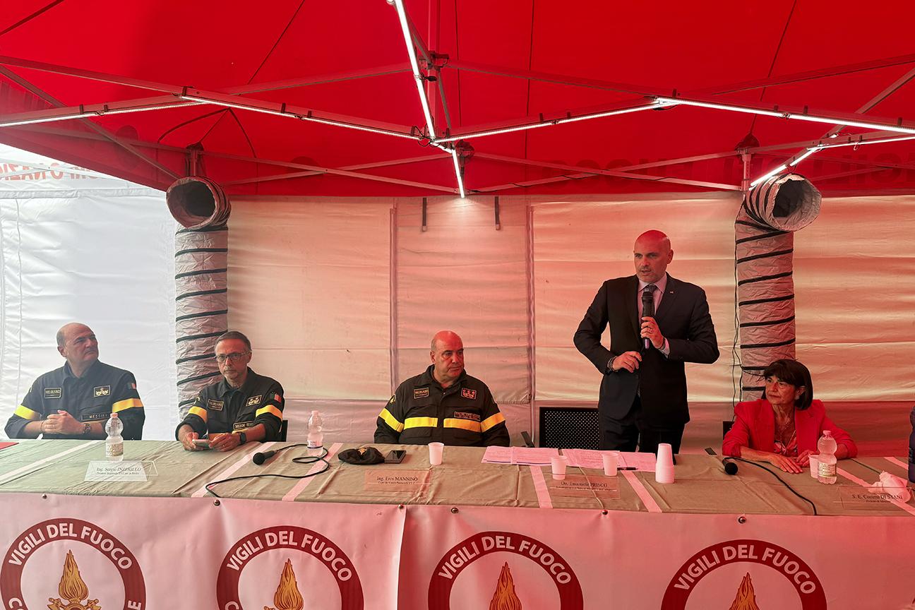 Visita del Sottosegretario del Capo del CNVVF