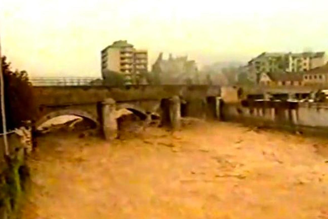 Immagine di repertorio dell'alluvione di Savona del settembre 1992