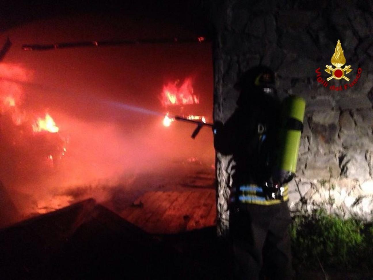 Un momento dell'intervento