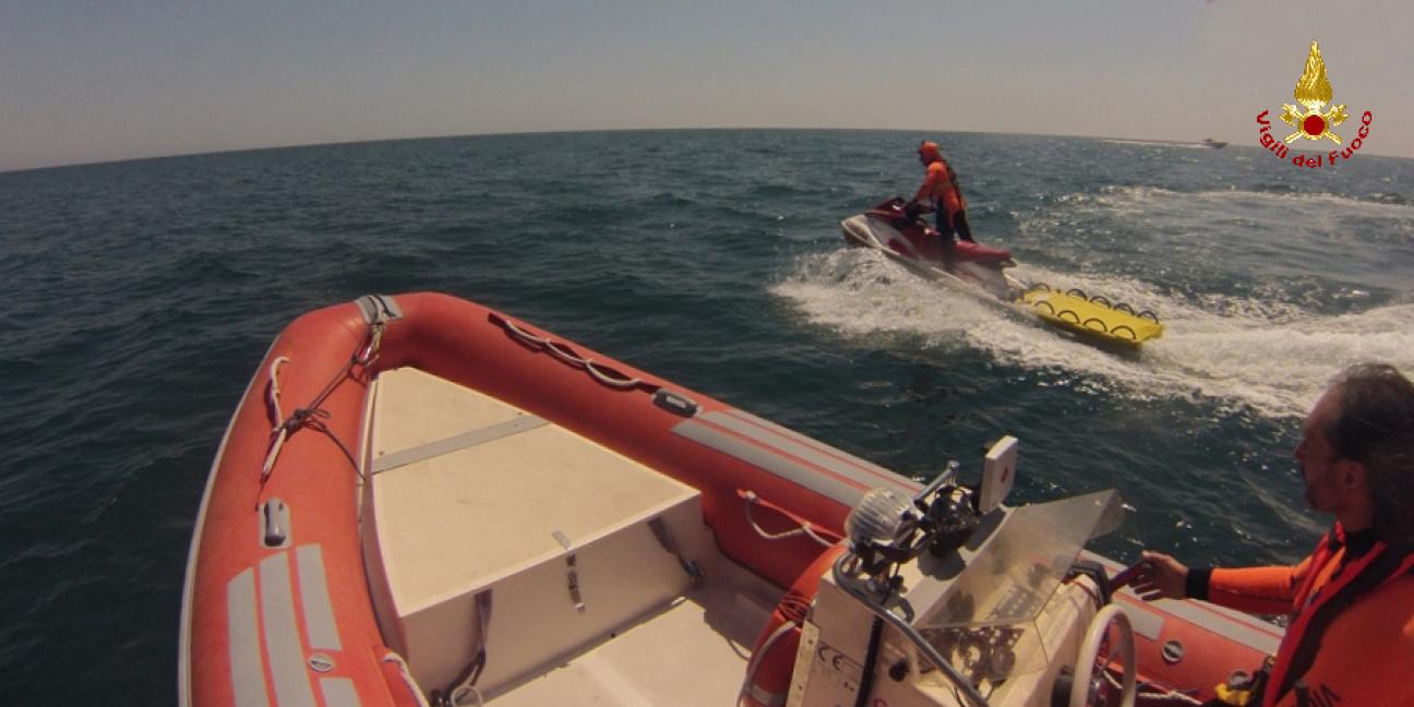 Addestramenti operativi per soccorritori acquatici in Toscana