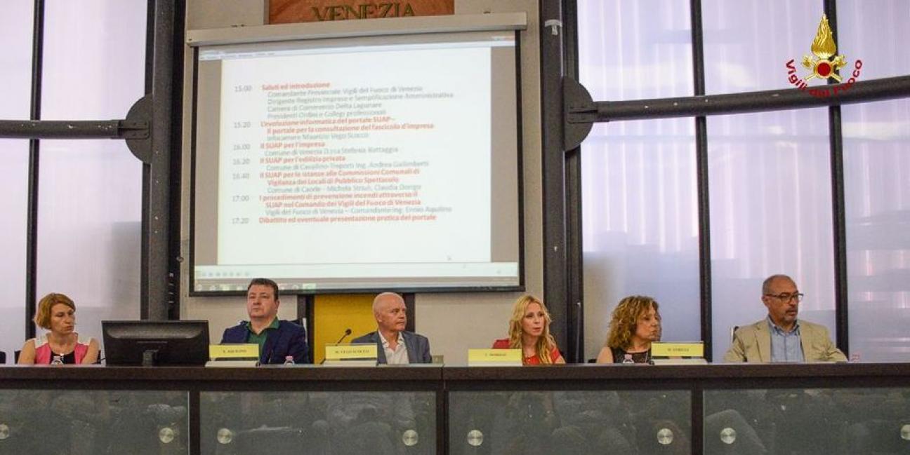 Venezia, convegno sui procedimenti di prevenzione incendi e sull'applicazione del SUAP