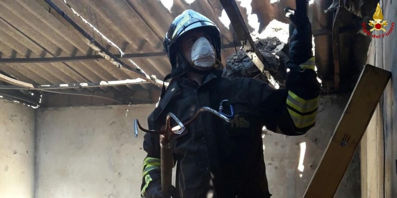 Catanzaro, incendio abitazione
