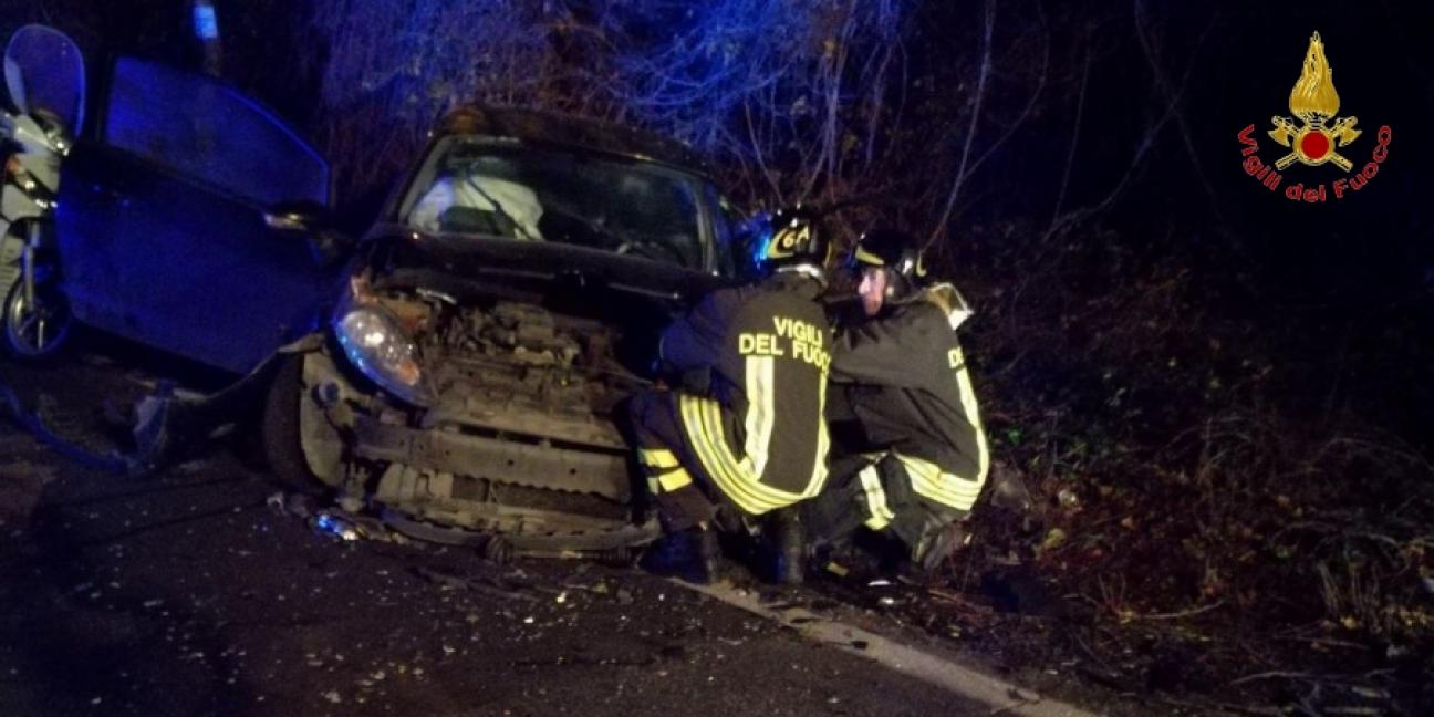 Roma, incidente stradale sulla via Salaria altezza diramazione per "A.1"