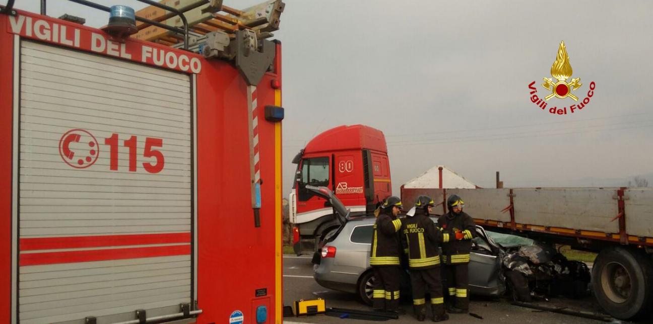 Verona, incidente stradale nel comune di San Bonifacio