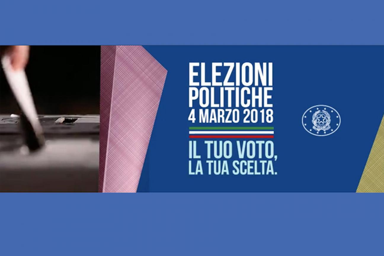 Campagna di comunicazione istituzionale "Elezioni politiche 2018"