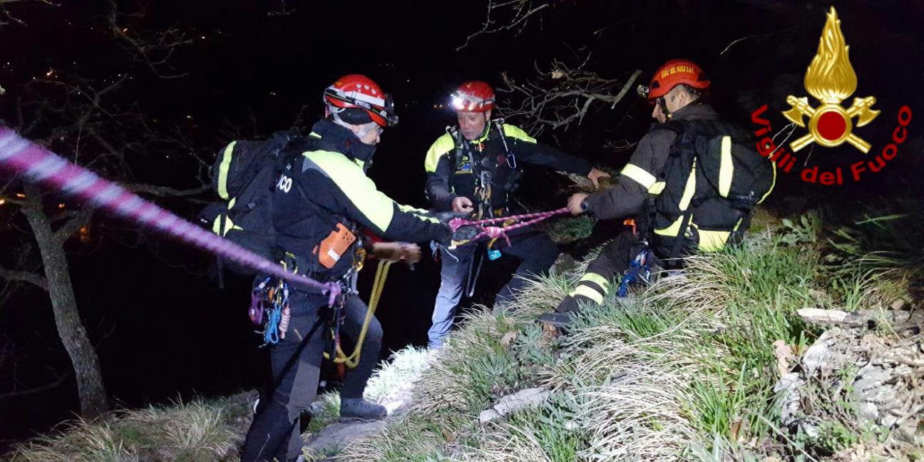 Reggio Emilia, esercitazione notturna sull'Appennino per specialisti SAF e TAS