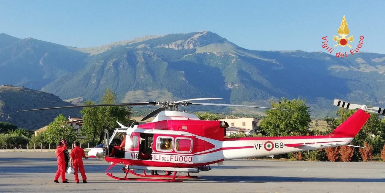 Cosenza, soccorsa con l'elicottero persona in difficoltà nel Parco del ...