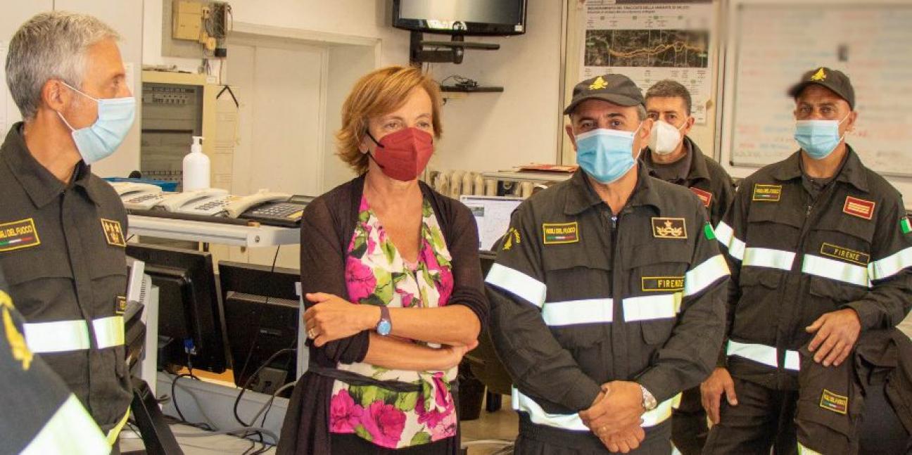 Firenze, il Prefetto in visita al comando