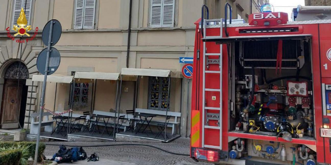 Perugia, incendio appartamento a Città di Castello
