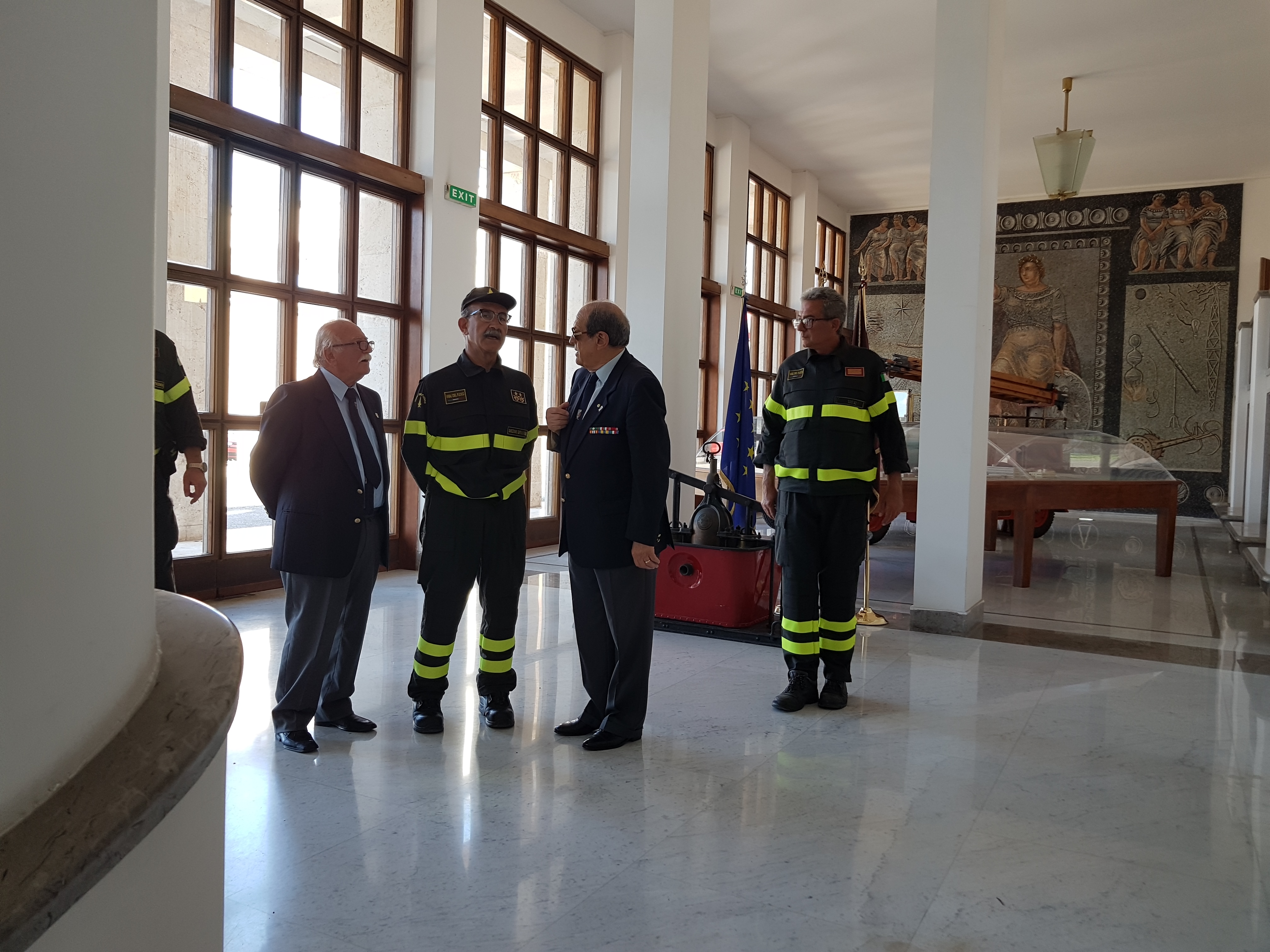 visita della delegazione pensionati del Comando di Latina