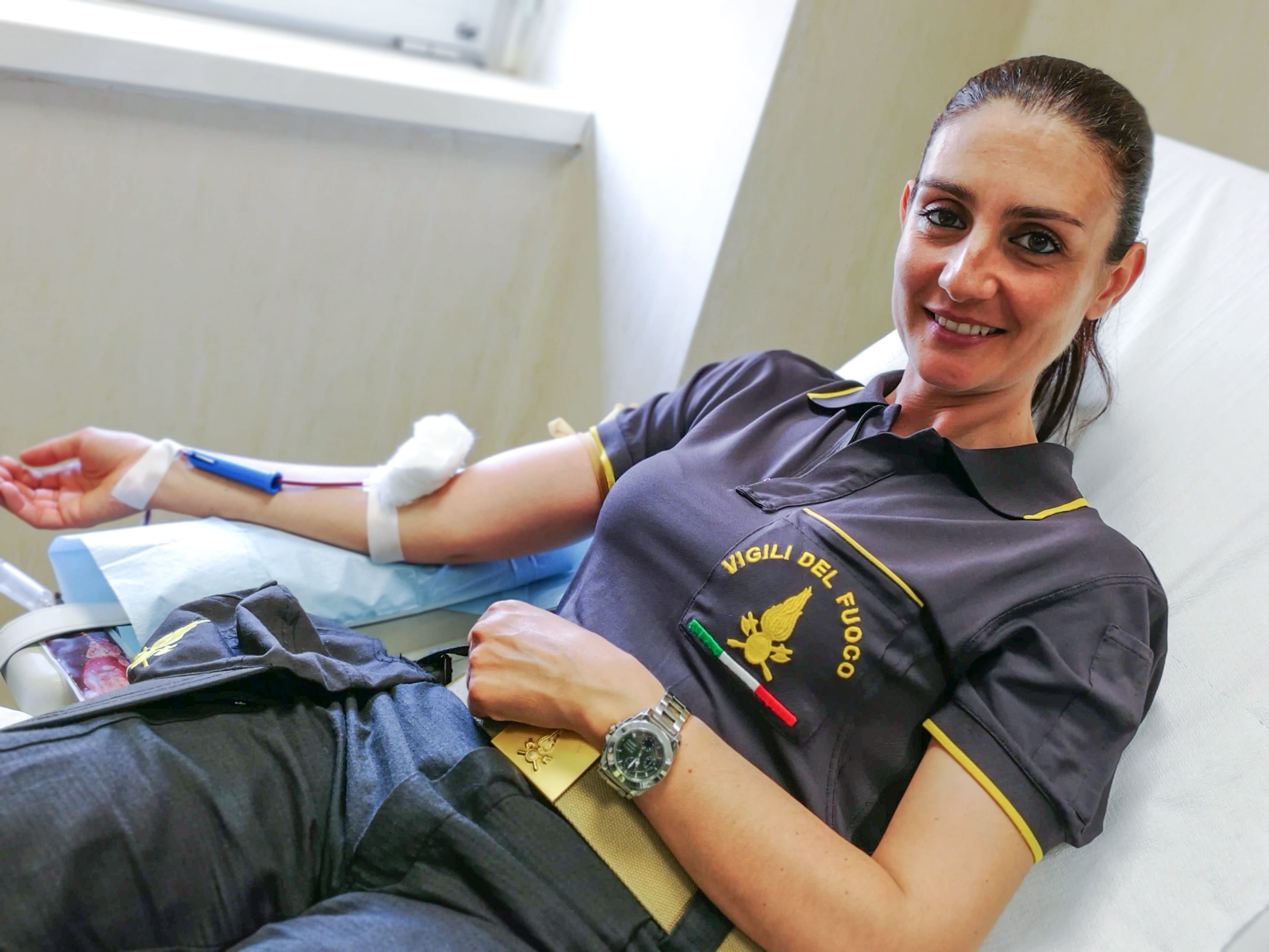 Donazione sangue Allievi della Scuola Centrale Antincendio di Capannelle