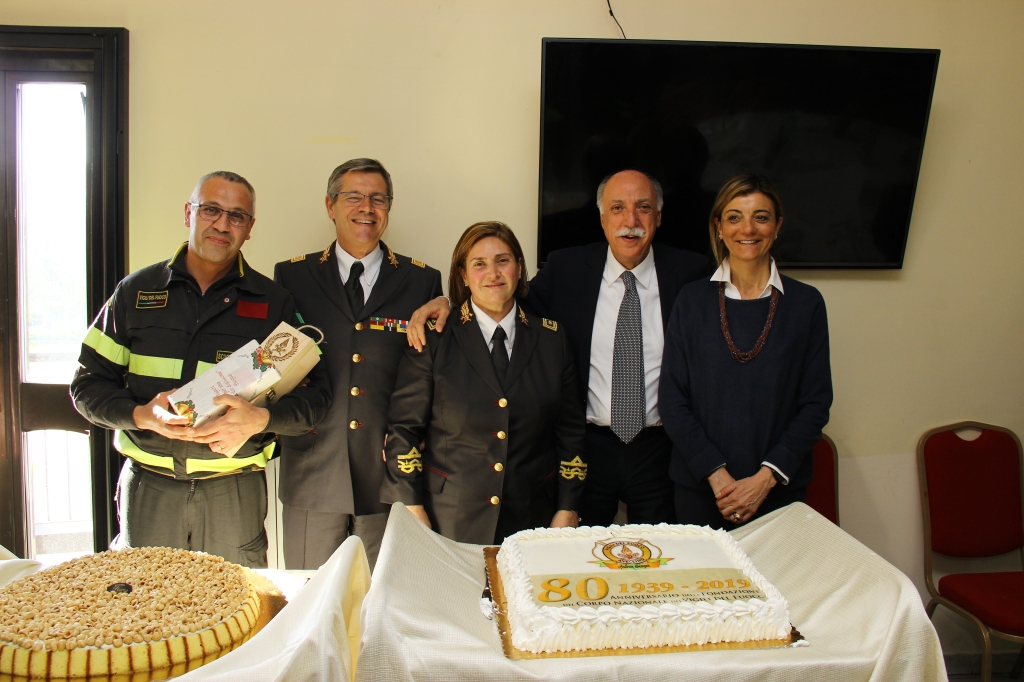 Ottantesimo anniversario della fondazione del Corpo Nazionale dei Vigili del Fuoco 
Avellino 30/03/2019
