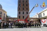 I Vigili del fuoco presentano i nuovi automezzi a Pescara