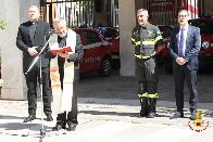 I Vigili del fuoco presentano i nuovi automezzi a Pescara